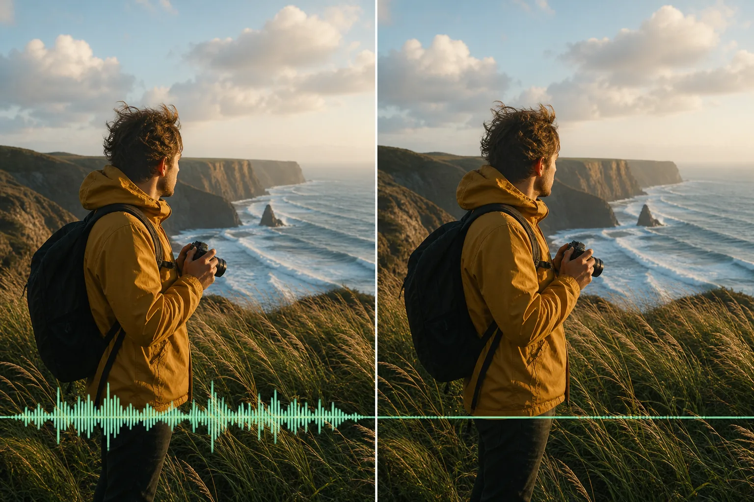 Review Wind, Traffic, and Location Noise as One Track