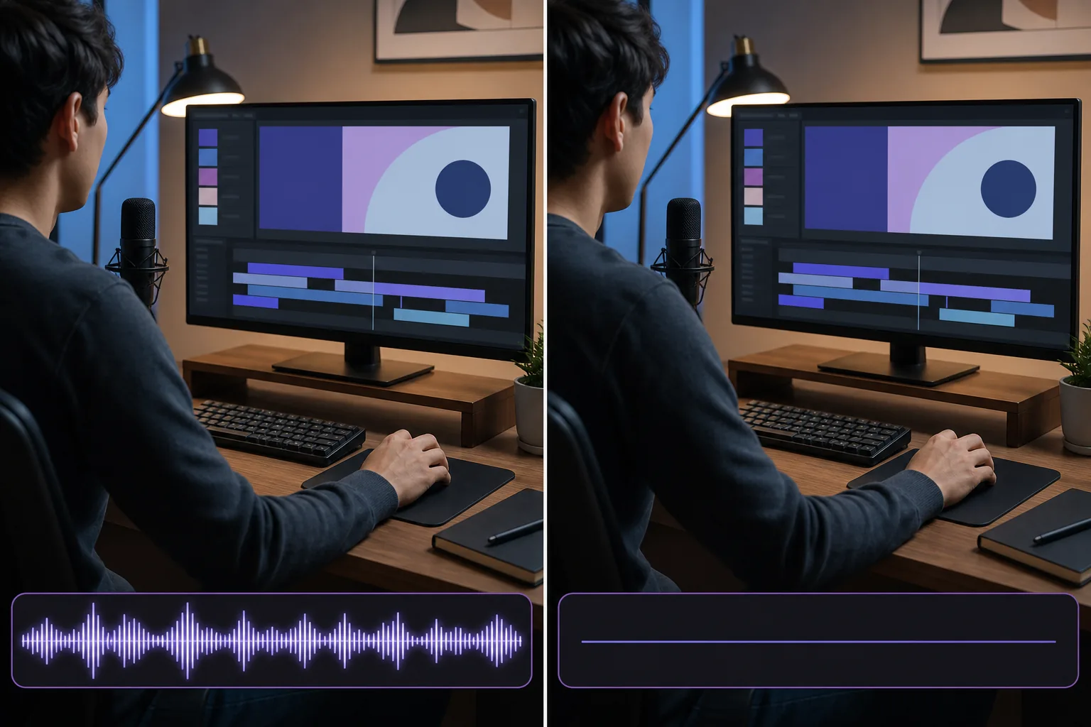 Clear Microphone Narration Before Adding a New Voiceover