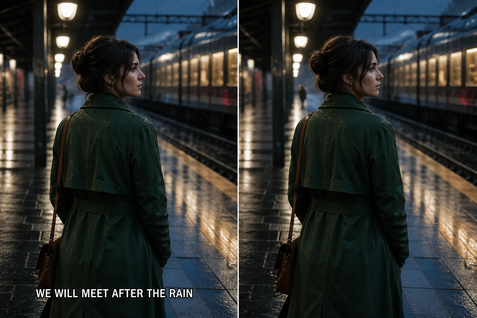 Check a Burned-In Dialogue Line Over Moving Scenery